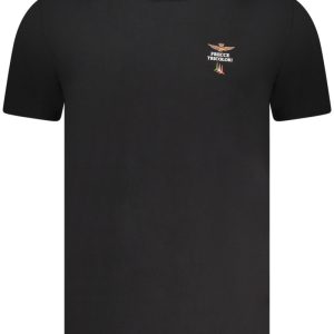 MĘSKA KOSZULKA AERONAUTICA MILITARE W CZARNYM STYLU