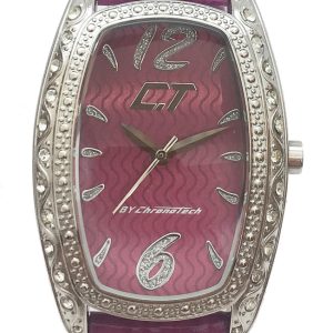 Zegarek CHRONOTECH CC7121LS-08. Kwarcowy, Kolor PURPLE. Kobieta.