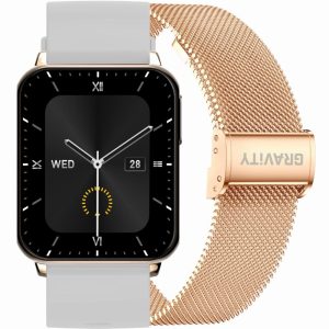 SMARTWATCH UNISEX GRAVITY GT17-4 - AMOLED, DODATKOWY PASEK (sg038d)