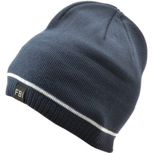 Męska Zimowa Czapka Granatowa z polarem - L/XL FBI ST-533A