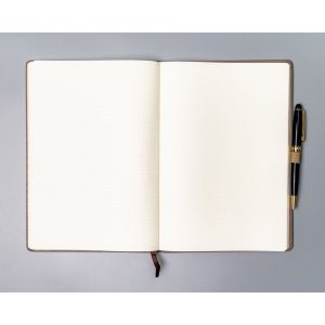 Notes w kolorze khaki zadrukowany w kropki - Peterson