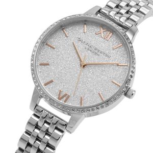 Zegarek OLIVIA BURTON OB16GD68. Kwarcowy, Kolor srebrny. Kobieta.
