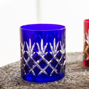 Crystal Julia Szklanki do whisky kobalt 6 szt Ananas
