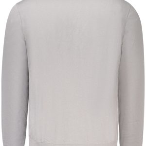MĘSKA BLUZA BOSS SZARA Z ROZPINANYM NA ZAMEK