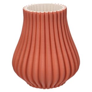 RITUALI DOMESTICI LINO Brązowy wazon 28 x 25 cm