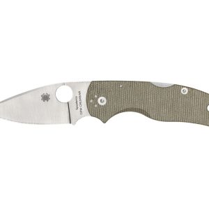 Spyderco NATIVE 5 BROWN CANVAS MICARTA CPM CRUWEAR C41MPCW5