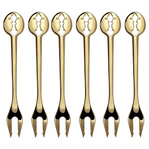 KISS gold pvd - 6 widelczyków