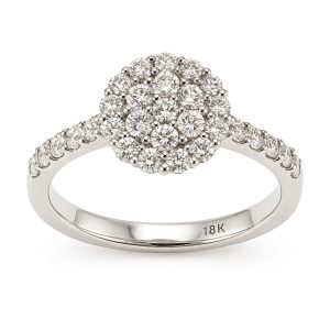 Biżuteria DIAMONFIRE 6117541582150. Pierścionek, Kolor szary. Kobieta.