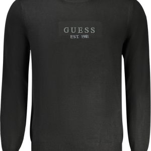 CZARNY SWETER MĘSKI GUESS JEANS