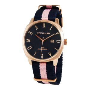 Zegarek DEVOTA & LOMBA DL8MSPBLPK3BU. Kwarcowy, Kolor niebieski. Unisex.