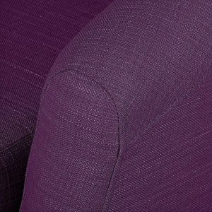 Sofa 2-osobowa tapicerowana fioletowa Tana