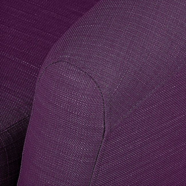 Sofa 2-osobowa tapicerowana fioletowa Tana