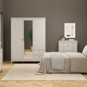 Komoda z szufladami kaszmir mat 159 cm Madrid