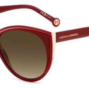Okulary CAROLINA HERRERA HER0142SR9S. Okulary przeciwsłoneczne, Kolor czerwony. Kobieta.