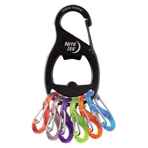 Niteize KEYRACK PLUS S-BINER Black KRB2-01-R6