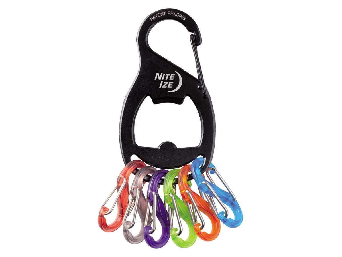 Niteize KEYRACK PLUS S-BINER Black KRB2-01-R6