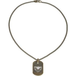 Biżuteria GUESS UMN81302. Naszyjnik, Kolor zielony. Mężczyzna.