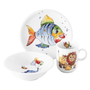 SELTMANN COLORFUL WILDLIFE Zestaw dziecięcy (3 elementy)