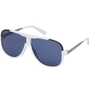 Okulary GUESS GO00060-6421V. Okulary przeciwsłoneczne, Kolor biały. Mężczyzna.