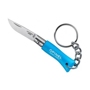 Opinel TRADIZIONE N°02 INOX PORTACHIAVE "CYAN" (002270)
