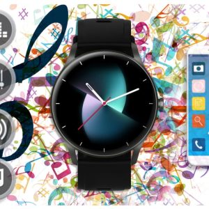 SMARTWATCH UNISEX GRAVITY GT2-2 - ROZMOWY BLUETOOTH, WŁASNE TARCZE (sg019b)