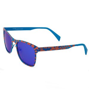 Okulary ITALIA INDEPENDENT 0024-027-055. Okulary przeciwsłoneczne, Kolor niebieski. Unisex.
