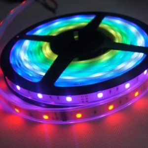 Taśma cyfrowa led - Taśma LED-5050/150 RGB+IC z modułem WS2811