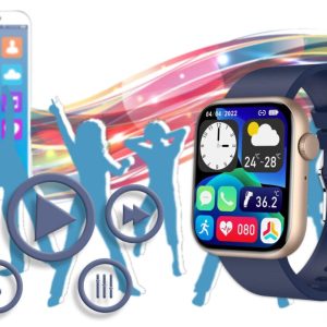 SMARTWATCH UNISEX GRAVITY GT3-4 - ROZMOWY BLUETOOTH, WŁASNE TARCZE (sg022d)