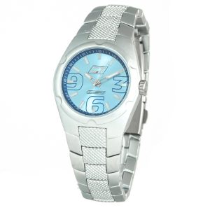 Zegarek CHRONOTECH CC7039L-01M. Kwarcowy, Kolor niebieski. Kobieta.