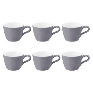 SELTMANN LIFE FASHION ELEGANT GREY Zestaw 6 filiżanek do espresso 90 ml