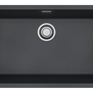 Alveus OMNI 40 G91 czarny (45x75) 1 kom. z syfonem sat. + ściereczka