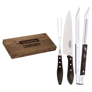 Tramontina POLYWOOD SET UTENSILI CARNE/BBQ 3 PZ 29899/265