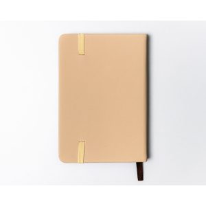 Notes w formacie A6 w kolorze khaki zadrukowany w linie - Peterson