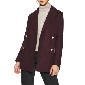 Płaszcz marki Pepe Jeans model LEYRE_PL401864. Kolor Czerwony, Odzież Damskie. sezon: Cały rok
