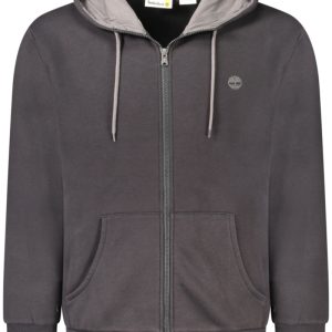 TIMBERLAND MĘSKA CZARNA BLUZA Z ROZPINANYM NA ZAMEK