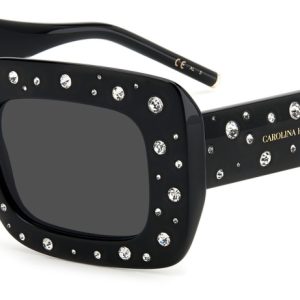 Okulary CAROLINA HERRERA HER0131S807. Okulary przeciwsłoneczne, Kolor czarny. Kobieta.