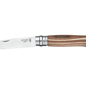 Opinel TRADIZIONE LUSSO N°08 INOX BETULLA LAMELLARE Marrone (002388)