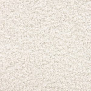 Sofa z funkcją spania i pojemnikiem Mikado jasnobeżowa, boucle, obłe kształty