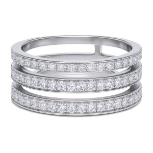 Biżuteria DIAMONFIRE 6118421082170. Pierścionek, Kolor szary. Kobieta.