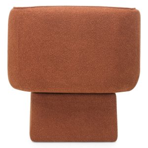 Krzesło obrotowe One miedziane, boucle