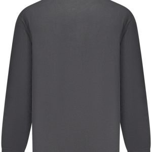 NORTH SAILS MĘSKA KOSZULKA POLO Z DŁUGIM RĘKAWEM, CZARNA