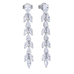 Biżuteria DIAMONFIRE 6220211082. Kolczyki, Kolor szary. Kobieta.