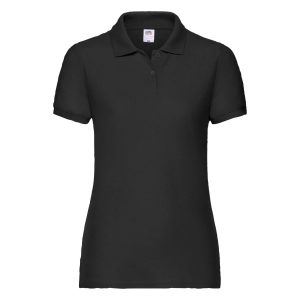 Koszulka Polo Damska 65-35 - Czarny