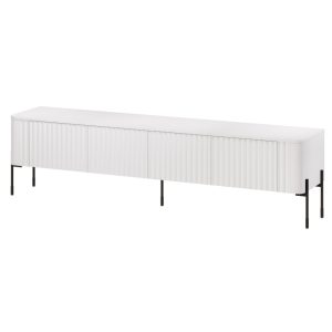 Szafka RTV biała mat 190 cm Aria