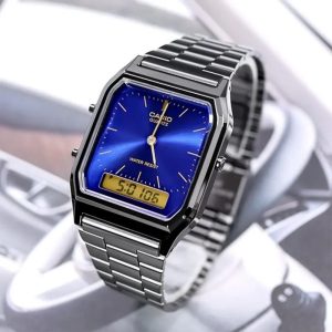 ZEGAREK UNISEX CASIO Vintage AQ-230GG-2A + BOX
