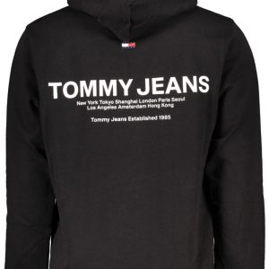 CZARNA BLUZA MĘSKA TOMMY HILFIGER BEZ ZAMKA