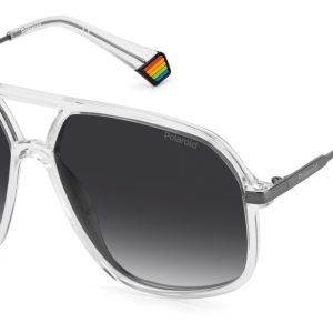 Okulary POLAROID PLD6182S900WJ. Okulary przeciwsłoneczne, Kolor przezroczysty. Unisex.