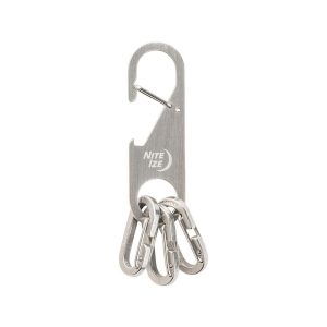 Niteize Z-RACK KEYCHAIN BOTTLE OPENER Stainless ZRB-11-R6