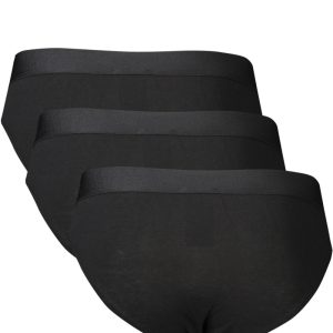 BIKKEMBERGS CZARNE MĘSKIE SLIPSY