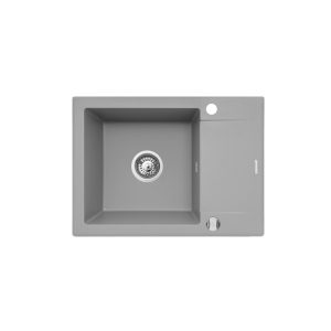 Pyramis Zlew. KORFU 62x46 1B 1D szary beton
